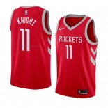 Maglia Houston Rockets Brandon Knight NO 11 Icon 2018 Rosso