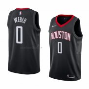 Maglia Houston Rockets Briante Weber NO 0 Statement 2018 Nero