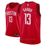 Maglia Houston Rockets James Harden NO 13 Earned 2018-19 Rosso