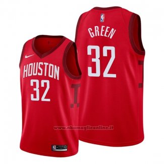 Maglia Houston Rockets Jeff Green NO 32 Earned 2019-20 Rosso