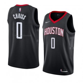 Maglia Houston Rockets Marquese Chriss NO 0 Statement 2018 Nero