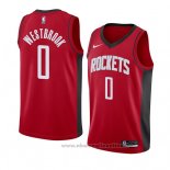 Maglia Houston Rockets Russell Westbrook NO 0 Icon 2019-20 Rosso