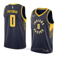 Maglia Indiana Pacers Alex Poythress NO 0 Icon 2018 Blu