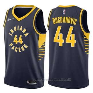 Maglia Indiana Pacers Bojan Bogdanovic NO 44 Icon 2017-18 Blu