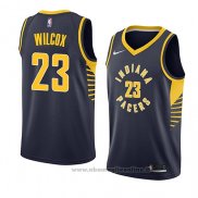 Maglia Indiana Pacers C.j. Wilcox NO 23 Icon 2018 Blu