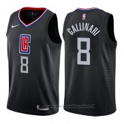 Maglia Los Angeles Clippers Danilo Gallinari NO 8 Statement 2019 Nero