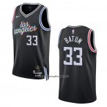 Maglia Los Angeles Clippers Nicolas Batum #33 Citta 2022-23 Nero