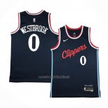 Maglia Los Angeles Clippers Russell Westbrook #0 Icon 2024-25 Blu