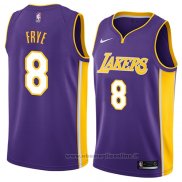 Maglia Los Angeles Lakers Channing Frye NO 8 Statement 2018 Viola