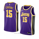 Maglia Los Angeles Lakers Demarcus Cousins NO 15 Statement 2019-20 Viola