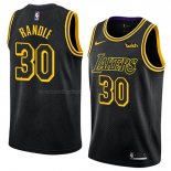 Maglia Los Angeles Lakers Julius Randle NO 30 Citta 2018 Nero