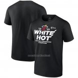 Maglia Manica Corta Miami Heat 2023 Eastern Conference Champions Spin Hometown Mantra Nero