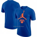 Maglia Manica Corta New York Knicks Essential Jumpman Blu