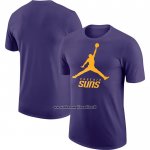 Maglia Manica Corta Phoenix Suns Essential Jumpman Viola