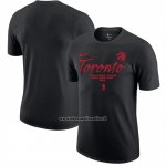 Maglia Manica Corta Toronto Raptors Nero