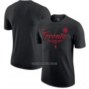 Maglia Manica Corta Toronto Raptors Nero