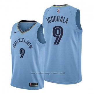 Maglia Memphis Grizzlies Andre Iguodala NO 9 Statement Blu