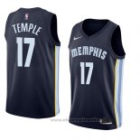 Maglia Memphis Grizzlies Garrett Temple NO 17 Icon 2018 Blu