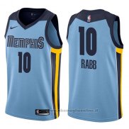 Maglia Memphis Grizzlies Ivan Rabb NO 10 Statement 2017-18 Blu
