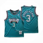 Maglia Memphis Grizzlies Shareef Abdur-rahim No 3 Mitchell & Ness 1996-97 Verde