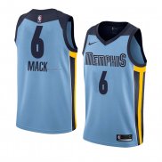 Maglia Memphis Grizzlies Shelvin Mack NO 6 Statement 2018 Blu