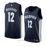 Maglia Memphis Grizzlies Yuta Watanabe NO 12 Icon 2018 Blu