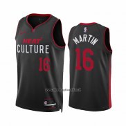 Maglia Miami Heat Caleb Martin #16 Citta 2023-24 Nero