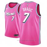 Maglia Miami Heat Goran Dragic NO 7 Earned 2018-19 Rosa