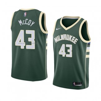 Maglia Milwaukee Bucks Brandon Mccoy NO 43 Icon 2018 Verde