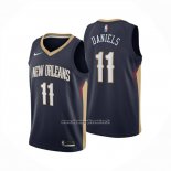 Maglia New Orleans Pelicans Dyson Daniels No 11 Icon 2024-25 Blu
