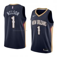 Maglia New Orleans Pelicans Jameer Nelson NO 1 Icon 2018 Blu