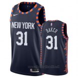 Maglia New York Knicks Ron Baker NO 31 Citta 2019 Blu