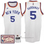 Maglia New York Knicks Tim Hardaway NO 5 Throwback Bianco