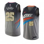 Maglia Oklahoma City Thunder Abdul Gaddy NO 25 Citta 2018 Grigio