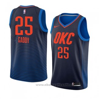 Maglia Oklahoma City Thunder Abdul Gaddy NO 25 Statement 2018 Blu