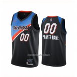 Maglia Oklahoma City Thunder Personalizzate Citta 2021 Nero