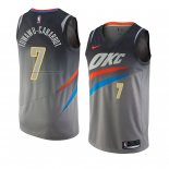 Maglia Oklahoma City Thunder Timothe Luwawu-Cabarrot NO 7 Citta 2018 Grigio