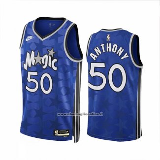 Maglia Orlando Magic Cole Anthony #50 Classic 2023-24 Blu