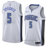 Maglia Orlando Magic Marreese Speights NO 5 Association 2018 Bianco