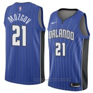 Maglia Orlando Magic Timofey Mozgov NO 21 Icon 2018 Blu