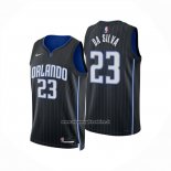Maglia Orlando Magic Tristan Da Silva No 21 Icon 2024-25 Nero
