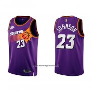 Maglia Phoenix Suns Cameron Johnson #23 Classic 2022-23 Viola