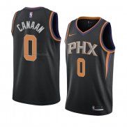 Maglia Phoenix Suns Isaiah Canaan NO 0 Statement 2018 Nero