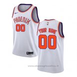 Maglia Phoenix Suns Personalizzate Hardwood Classic 2017-18 Bianco