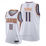 Maglia Phoenix Suns Ricky Rubio NO 11 Association Bianco