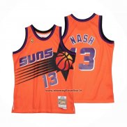 Maglia Phoenix Suns Steve Nash No 13 Mitchell & Ness 1996-97 Arancione