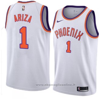 Maglia Phoenix Suns Trevor Ariza NO 1 Classic 2018 Bianco