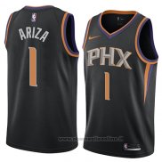 Maglia Phoenix Suns Trevor Ariza NO 1 Statement 2018 Nero