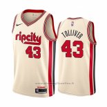 Maglia Portland Trail Blazers Anthony Tolliver NO 43 Citta Crema