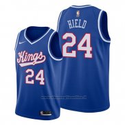 Maglia Sacramento Kings Buddy Hield NO 24 Hardwood Classics 2019-20 Blu